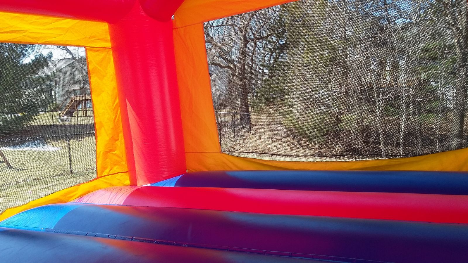Interior of 15x15 Bounce House Rental from Froggy Hops